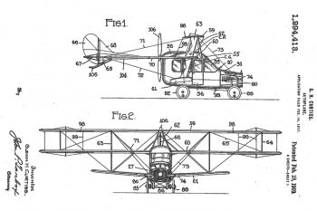 Patente estadounidense nº 1294413 (autoplano)